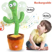 Talking Toy Cactus Plush Toy Dancing Cactus Doll Speak Talk Sound Record Repeat Kawaii
