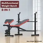 Adjustable Weight Bench Press Multi Station Fitness 8 in 1 Home Gym Equipment
