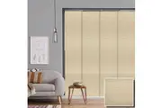 Linen Texture Panel Blinds 140cm~360cm(W)x230cm(D) Natural