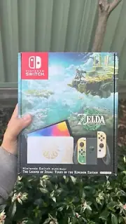 Nintendo Switch OLED Console Zelda Tears of the Kingdom Bundle With Box (New)