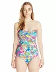 Anne Cole Women's Plus-Size This Bud's for You Twist One Piece Swimsuit
