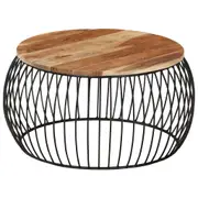 Coffee Table �68 cm Solid Acacia Wood vidaXL