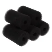 5 Pieces Pre-Filter Sponge Replacement Aquarium Filter Media Black Foam Rolls Fi