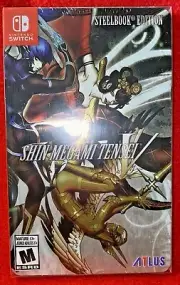BRAND NEW Shin Megami Tensei V 5 Steelbook (Nintendo Switch 2021) FACTORY SEALED