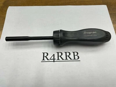 Snap-on Tools NEW RARE TITANIUM Hard Handle Ratcheting Screwdriver SSDMR4BDTB