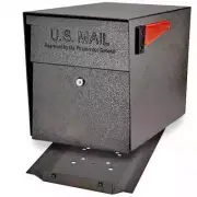 Mail Boss Post-Mount Mailbox Bronze (Hammered Finish) Locking Galvanized Steel