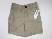 NWT Old Navy khaki shorts 12-18 M boys