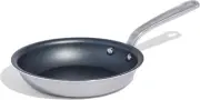Cookware - Procoat 8" Non Stick Frying Pan (Graphite) - 5 Ply Stainless Clad Non