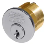 Corbin Russwin 1-1/8" Standard Mortise Cylinder with Cloverleaf Cam and 6 Pin
