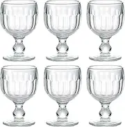 La Rochere 635801CR (6), Wine Glass, Clear, 6.8 fl oz (200 ml), Coteau, Wine Glass, Pack of 6