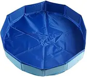 Foldable Dog Pet Bath Pool, PortableCollapsible Pet Pool, PVC Doggie Swimming Pool,Bathing Tub Kiddie Pool, Bath Tub Suitable for Dogs, Cats & Kids Indoor Outdoor Backyard Use (50x8cm 1pcs)