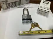 Master Lock 3KALHBLK, Lockout Padlock, KA, Black, Key No. 3771