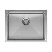 FienzaSingle Bowl Laundry Sink 50L Topmount or Undermount With Overflow 68501