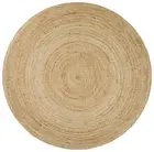 Rug Culture Round Jute Natural Rug 240x240cm, Rugs, Home Decor & Homewares