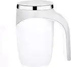 Automatic Magnetic Stirring Coffee Mug, Rotating Home Office Travel Mixing Cup，F