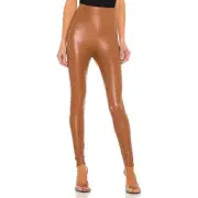 Commando Faux Leather Legging Cocoa Brown Size Large NEW NWT