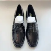 Womens Size 12 FOWT Chunky Heel Loafers Slip-On Platform