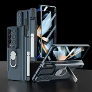 For Samsung Galaxy Z Fold4 5G Magnetic Phone Case With Pen Holder - Foldable