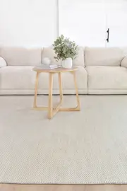Lure Drops Pearl Wool Rug