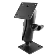 RAM 2.25" Ball Drill Down Mount w/ Two 100mm x 100mm VESA Plates RAM-D-102U-246