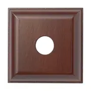 5431 Switch Socket Block Traditional Single Cedar H90xW90mm