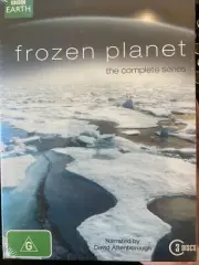 Frozen Planet DVD NV2 Sir David Attenborough gets cold this time BRAND NEW 3-dvd