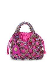 Kurt Geiger London Small Macrame Crystal Bag