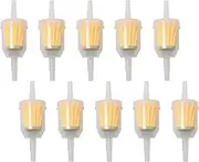 WHYHKJ 10PCS Fuel Filter for Lawnmower 1/4x 5/16 inch Universal Petrol Cup Filter Petrol Inline Fuel Filter For Small Tractor Snowmobile Kart Garden Cultivator