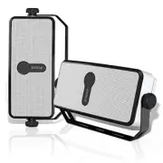 Bluetooth Outdoor Speaker, IPX5 Waterproof Wall Mount Speaker, Wireless Sync