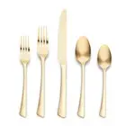 - Abril Flatware Set with Service for 4, Silverware Set Includes Knives, Fork...