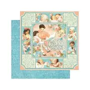 5p Graphic 45 Precious Memories Collection Scrapbook Paper Title 4501083