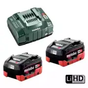 Metabo ASC-145 FAST CHARGER & BATTERIES KIT 18V 5.5Ah Li-Ion HD AU62738105