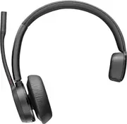 HP POLY Voyager 4310 UC Monaural Wireless Headset +BT700 USB-A Adapter +Charging Stand