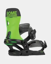 Rome Vice Snowboard Bindings L/XL (Men's US 10.5-13) Neon Green New 2025