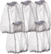 Kisangel 5pcs Mosquito Netting Hat Outdoor Fishing Bug Nets Professional Hiking Head Nets Mosquito Suit Netting Neck Cover Mesh Net Comfortable Camping Hat