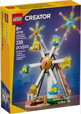 LEGO 40758 Celebration Ferris Wheel with Fireworks New Sealed VIP Exclusive Set