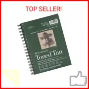 Strathmore 400 Series Sketch Pad, Toned Tan, 5.5x8.5 inch, 50 Sheets - Artist Sk