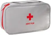 AIMALL Portable Empty Emergency First Aid Box Pack Outdoor Camping Survival Bag - Compact 600D Oxford Cloth First Aid Kit, Durable, Water-Resistant, 23x13x7.5cm