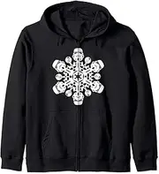 [STAR WARS] Stormtrooper Snowflake Zip Hoodie