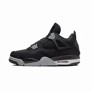 【NIKE 耐吉】Air Jordan 4 Retro SE Black canvas 黑色 黑灰 復古 籃球鞋 男鞋 DH7138-006