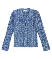 [Molo] Molo Genie space-dyed cardigan Y 5/6 blue