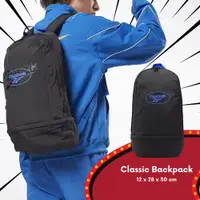 在飛比找PChome24h購物優惠-Reebok 包包 Classic Backpack 黑 藍