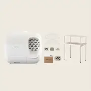 Litter Box Premium Set + ShelfMate - Cream