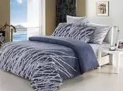 Artistic Quilt Cover/Duvet Cover/Doona Cover Set (Esha, King)