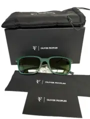 Oliver Peoples Mr. Federer OV 5553SU Sunglasses Matte Dark Grass Green w/Pouch