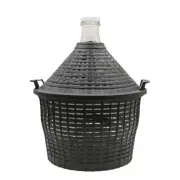 25L Demijohn In Basket European Vintage Wine Cider Basket Home Brew