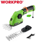 WORKPRO 7.2V Cordless Grass Shear Shrubbery Trimmer 2-IN-1 Electric Trimmer 2 Ah