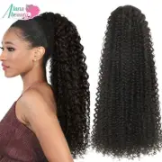 Alana Afro Kinky Curly Synthetic Drawstring Ponytail Drawstring Pony Tail with C
