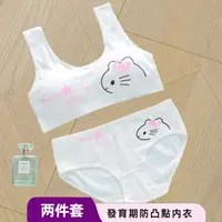 在飛比找蝦皮購物優惠-學生內衣 兒童內衣 發育期背心 【套裝】小女孩抹胸兒童內衣女