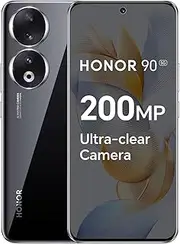 HONOR 90 Smartphone 5G, 200MP Triple Camera, 6,7” Curved AMOLED 120Hz Display, 8GB+256GB, 5000mAh Battery, Supercharge 66 W, Dual SIM, Android 13, Midnight Black